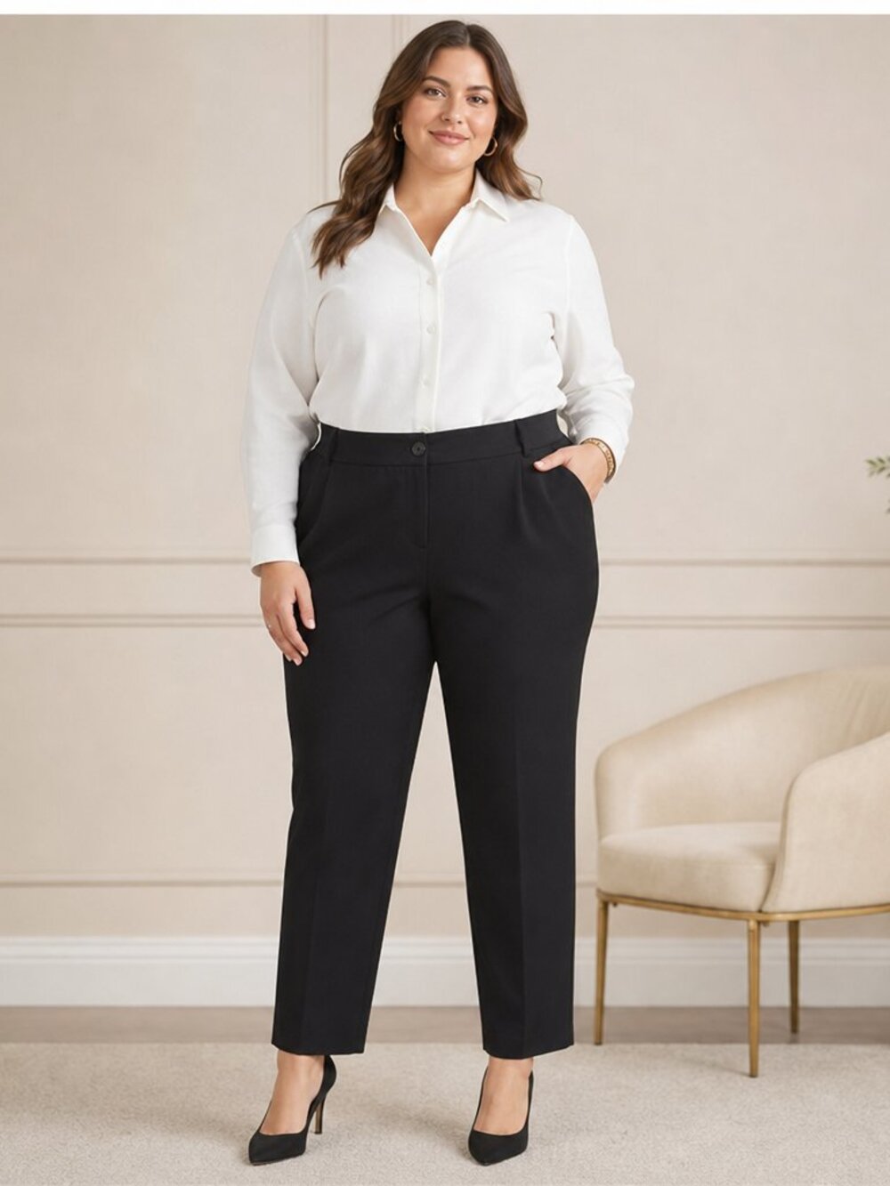 Talbots Heritage Black Dress Trousers – Size 22W – NWT